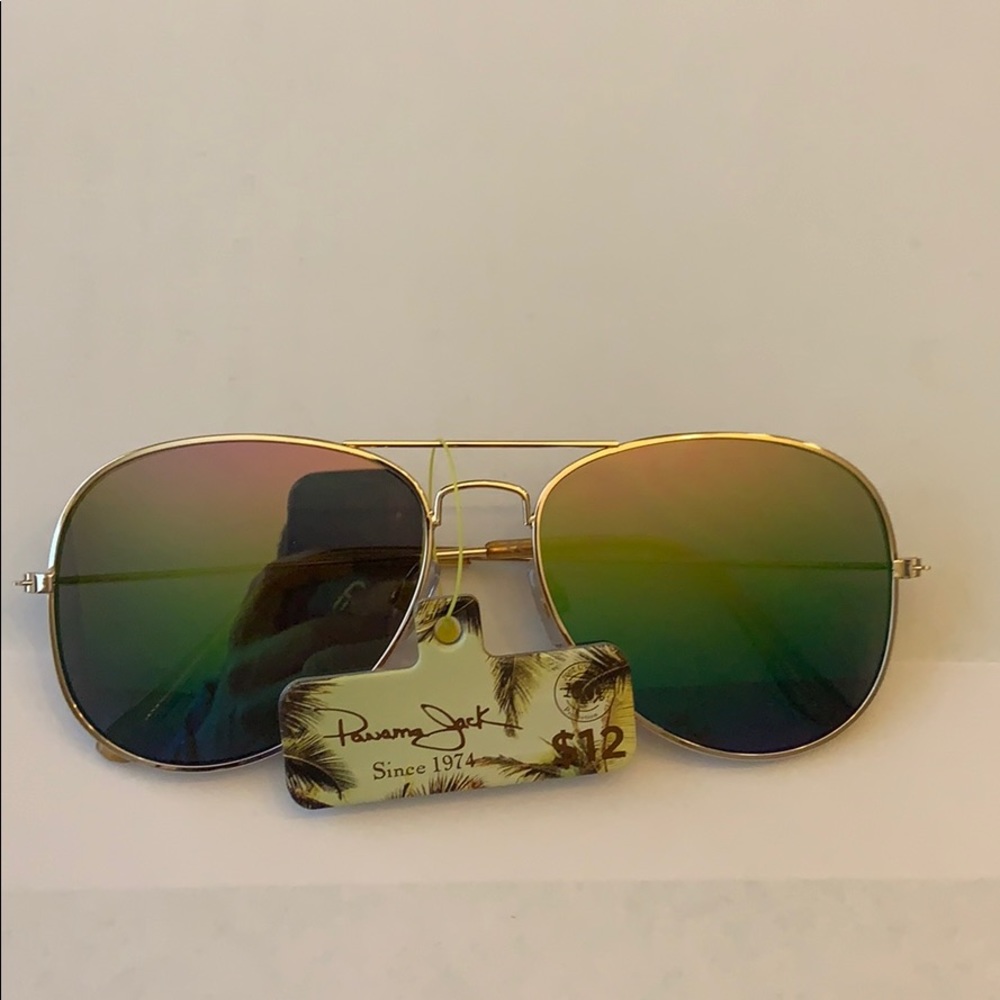 Gold Panama Jack Sunglasses
